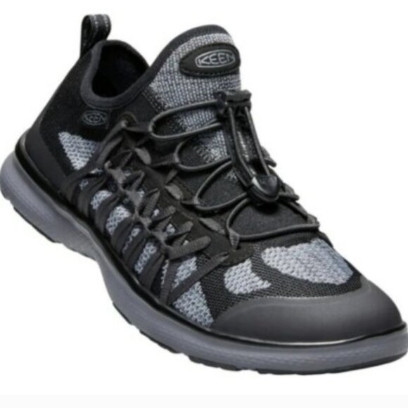 KEEN  Uneek EXO-M Sneakers, Black/Steel Gray   Men's Size 11.5 M       NIB - Picture 1 of 7